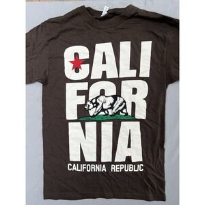 Men's Brown California Republic Shirt Size Small